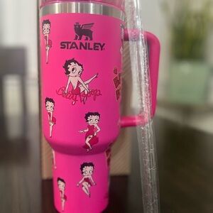 Stanley Pink Tumbler with Betty Boop Design